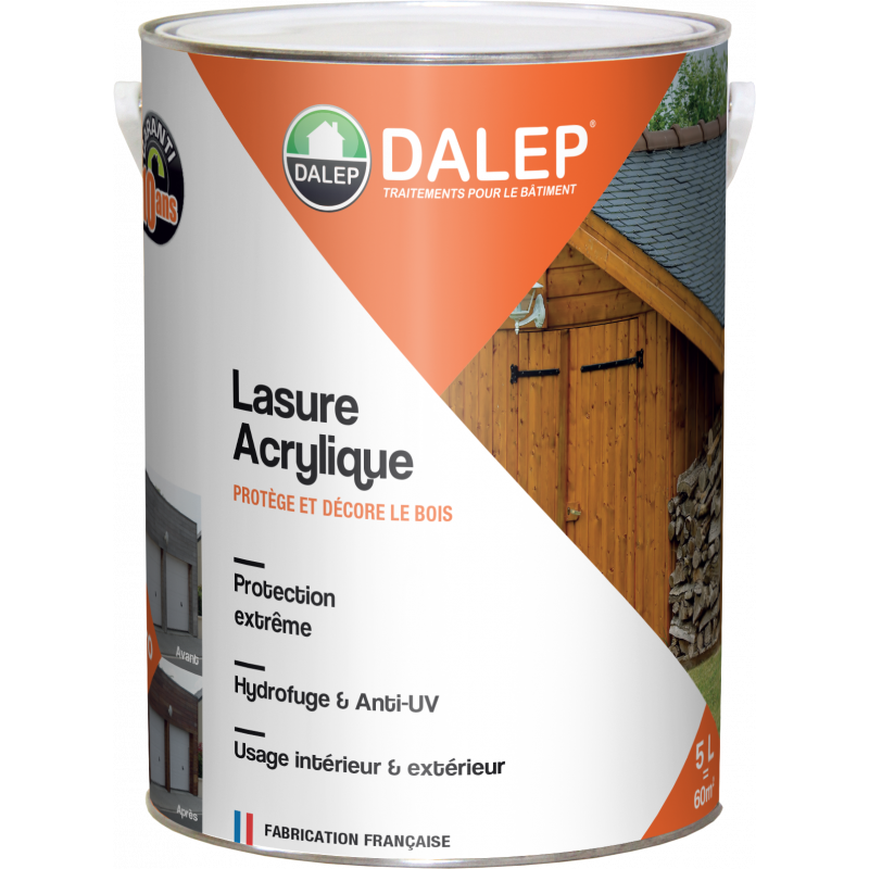 Dalep - LASURE BOIS Chêne Moyen - Protection extrême 1L - Image 1