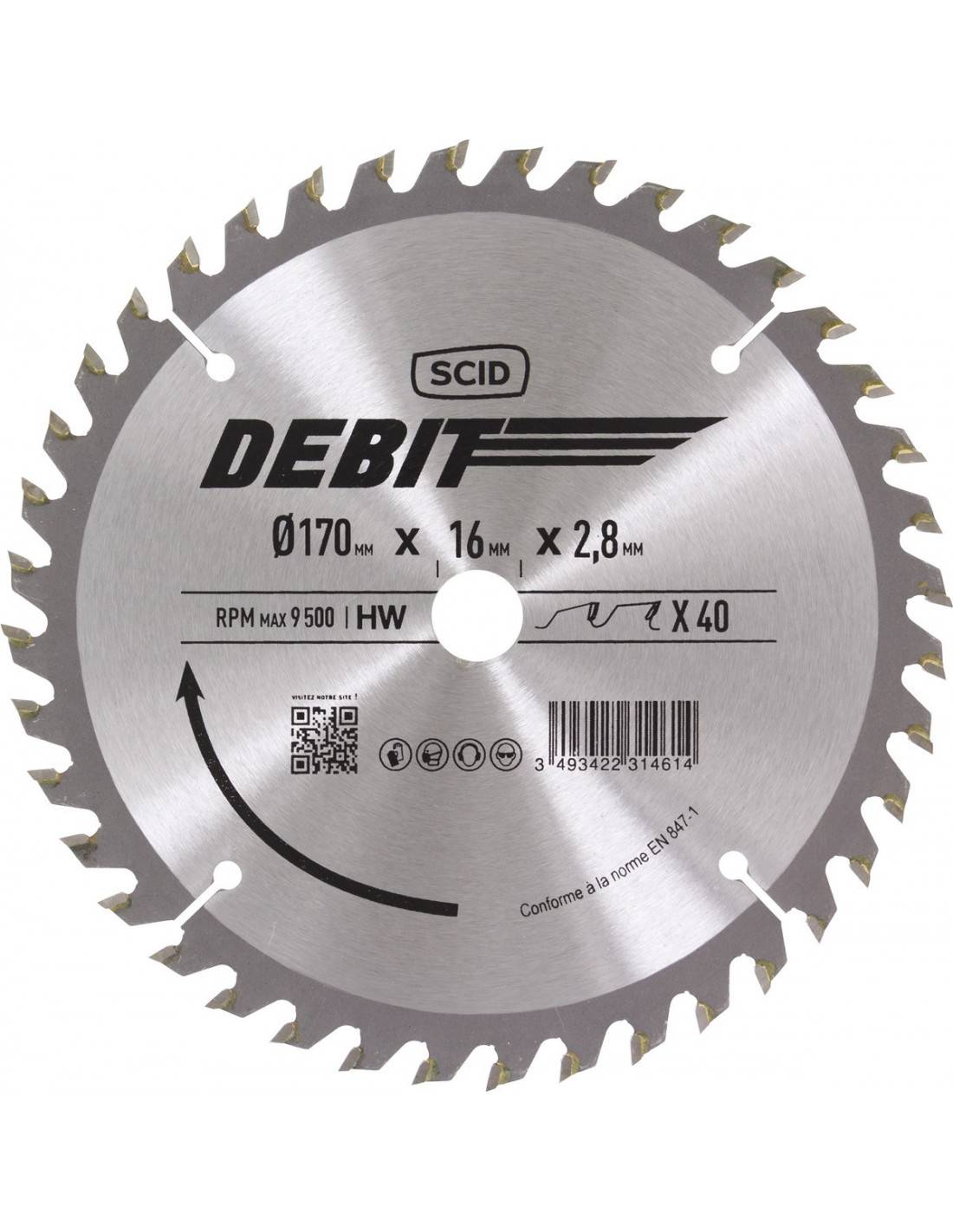 Lame Scie Circulaire 170mm Coupe Nette Et Polyvalente - Nan