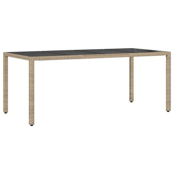 ComfortXL - Table et chaises de jardin 6 places en polyrotin beige pour repas en terrasse et extérieur – ComfortXL Outdoor Living - Image 5