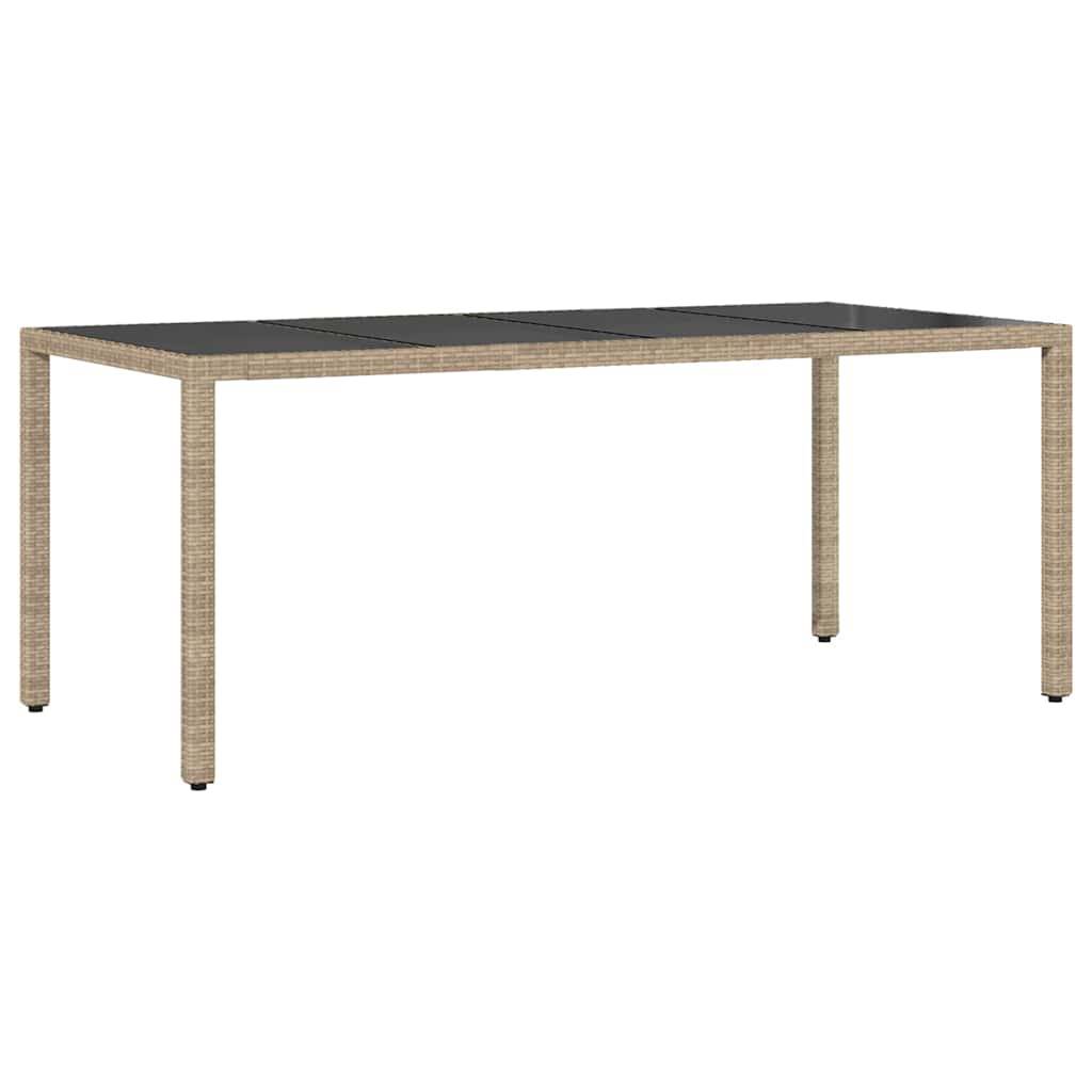 ComfortXL - Table et chaises de jardin 6 places en polyrotin beige pour repas en terrasse et extérieur – ComfortXL Outdoor Living - Image 5