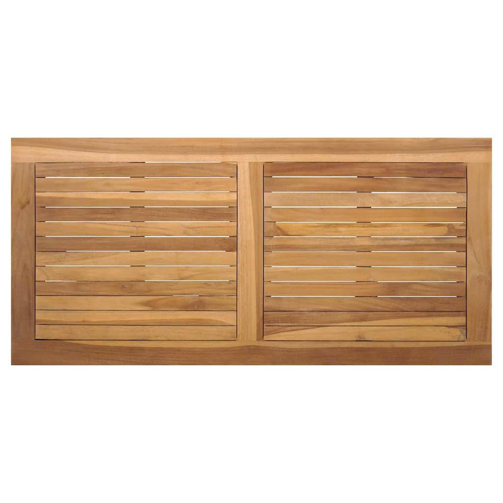 ComfortXL - Ensemble table et bancs de jardin en Teck massif naturel mobilier robuste et élégant pour terrasse Bois naturel – ComfortXL Outdoor Living - Image 7