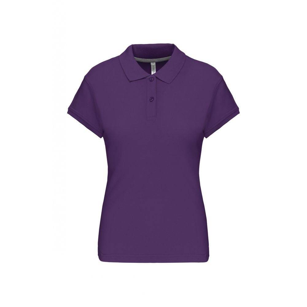 Polo de travail femme Kariban 100% coton Violet XXL - Image 1
