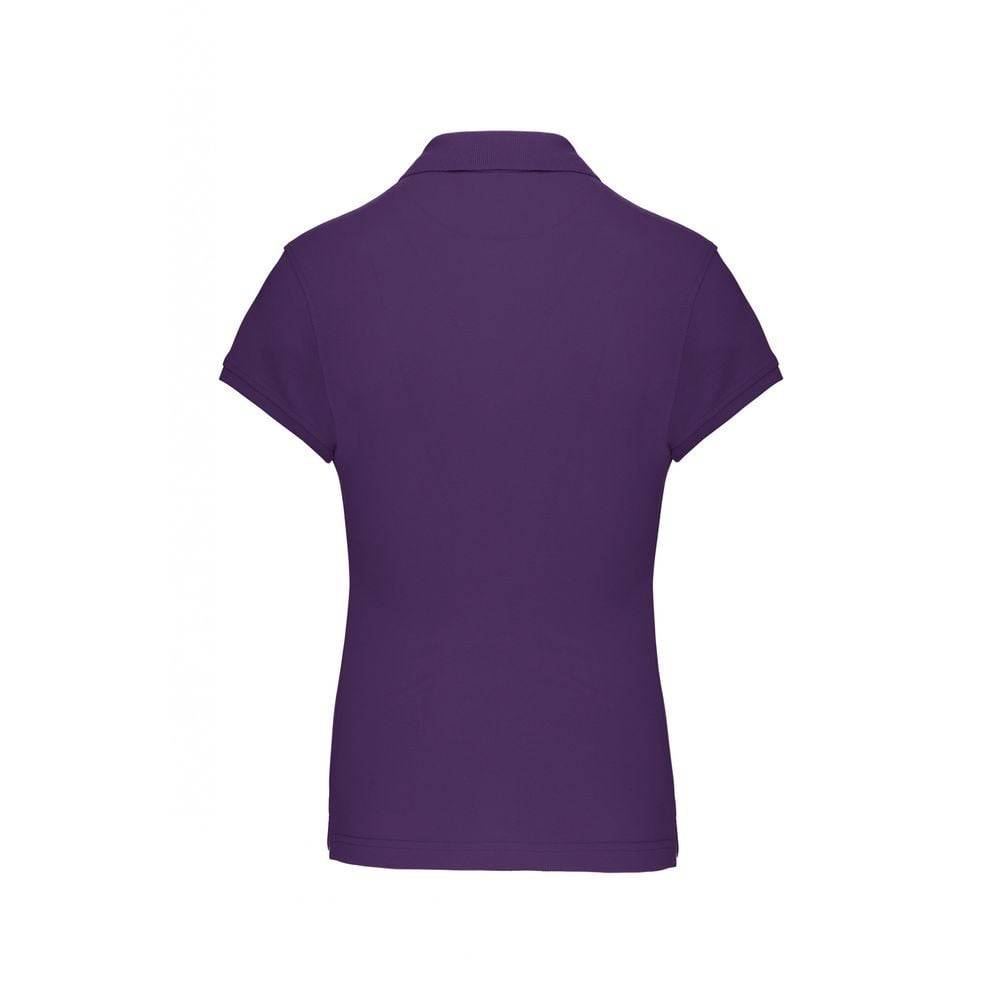 Polo de travail femme Kariban 100% coton Violet XXL - Image 2