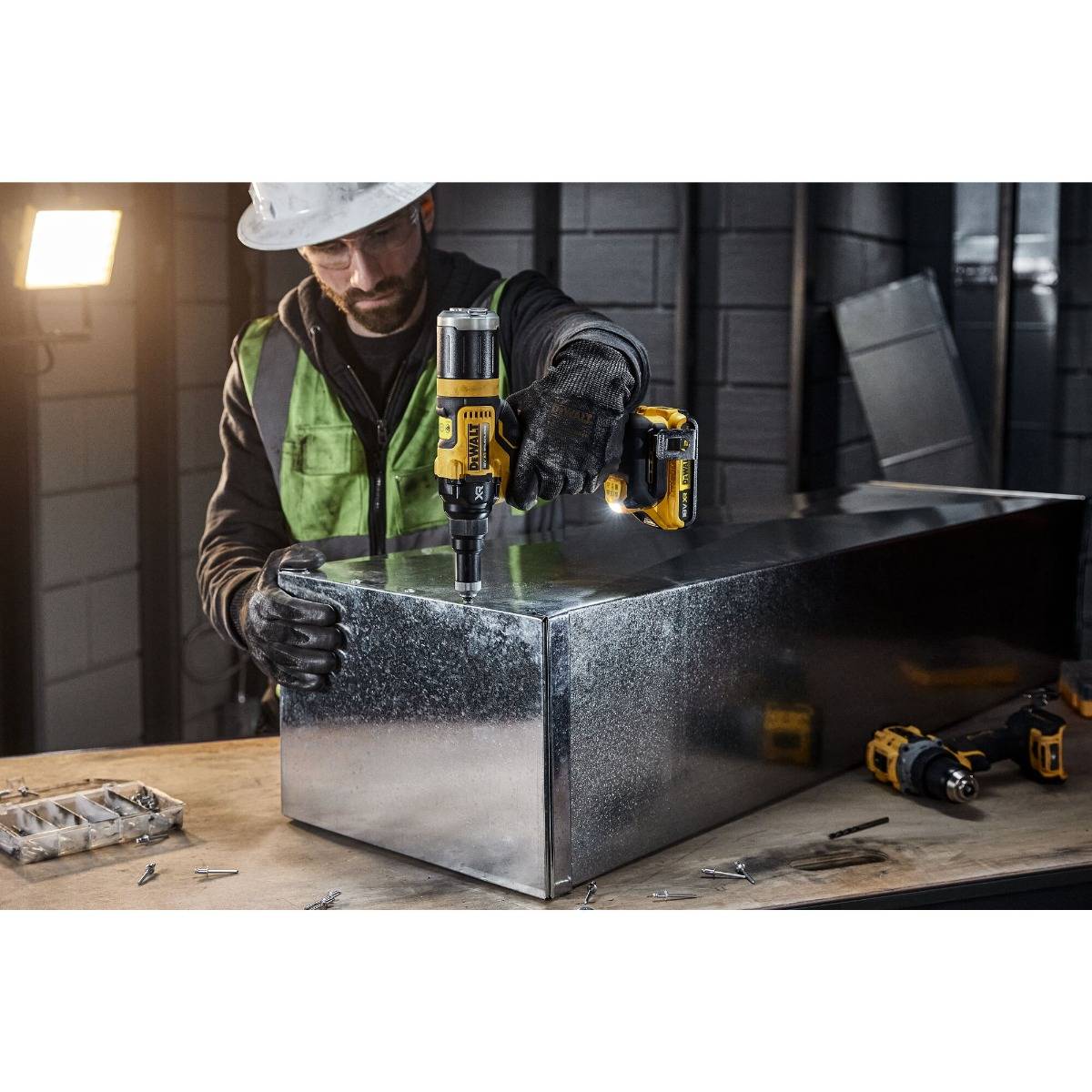 Riveteuse XR 18V Brushless 4,8 mm - DEWALT - Sans batterie, ni chargeur, coffret TSTAK - DCF403D2GT-QW - Image 7