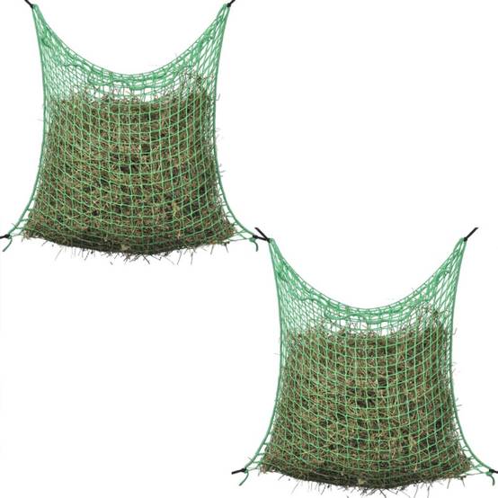 Vidaxl - Filet à Foin 2 Pcs Carré 0,9 X 1,5 M Pp - Image 1