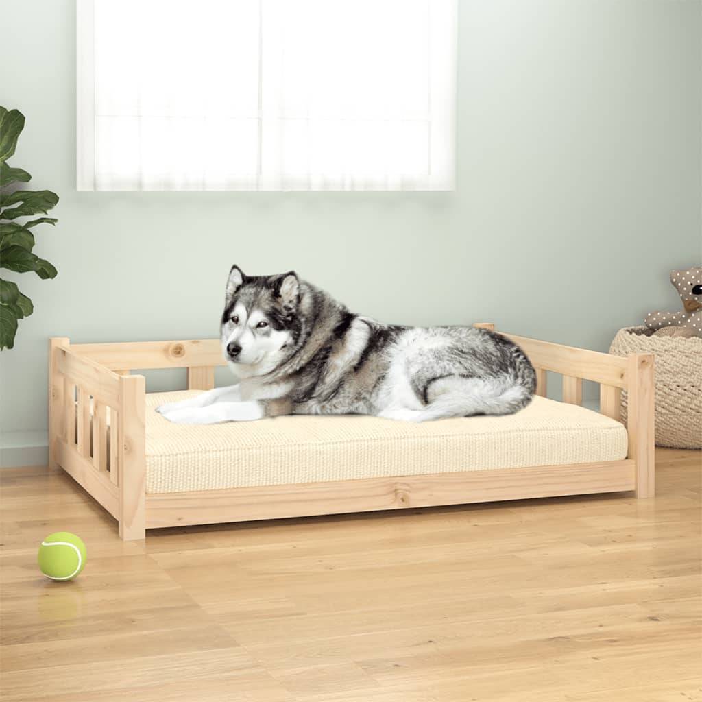Vidaxl - Lit pour chien 105,5x75,5x28 cm bois de pin solide vidaXL 820202 - Image 1