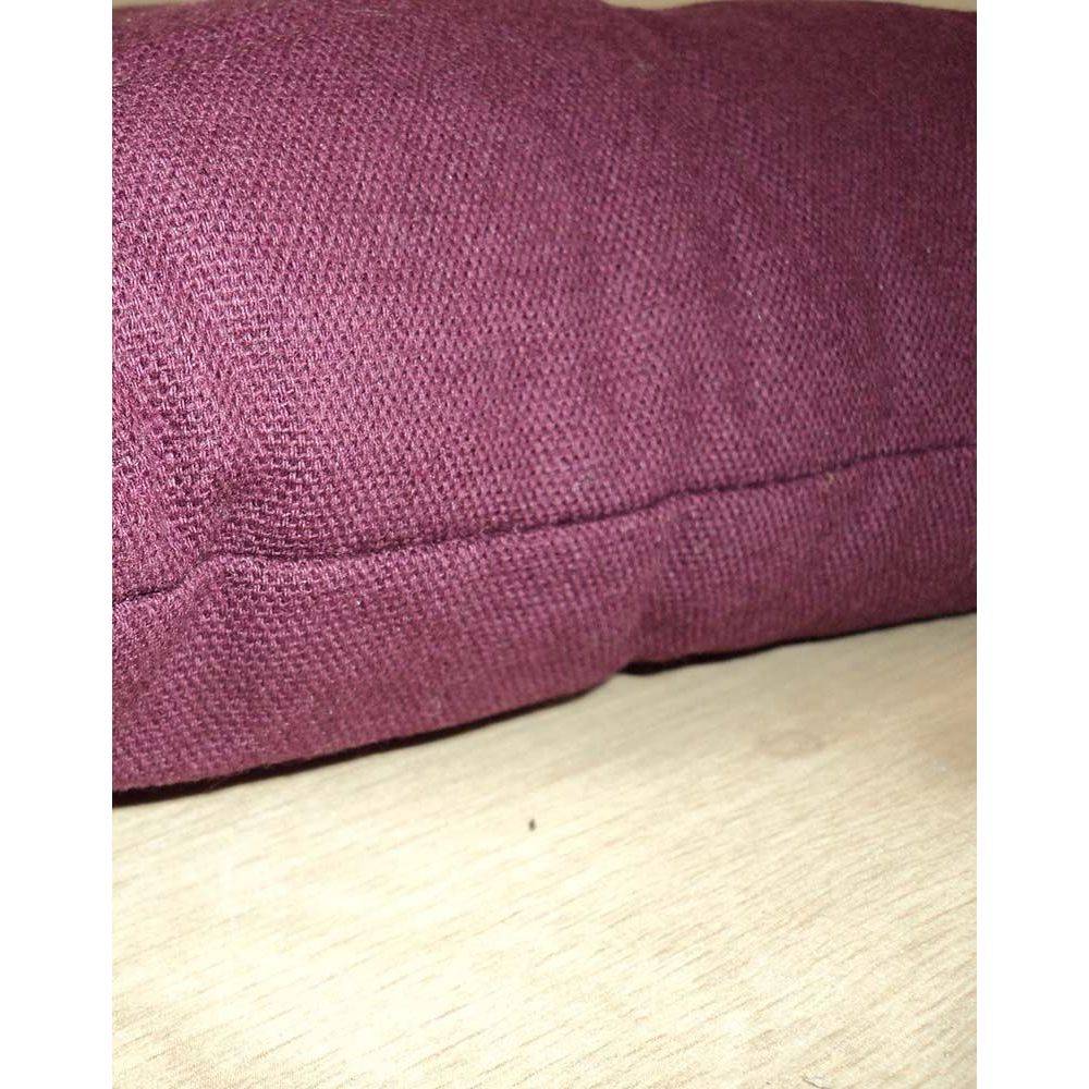 Jardindeco - Galette de chaise en coton uni 40 cm 8 points (Lot de 2) - Image 4