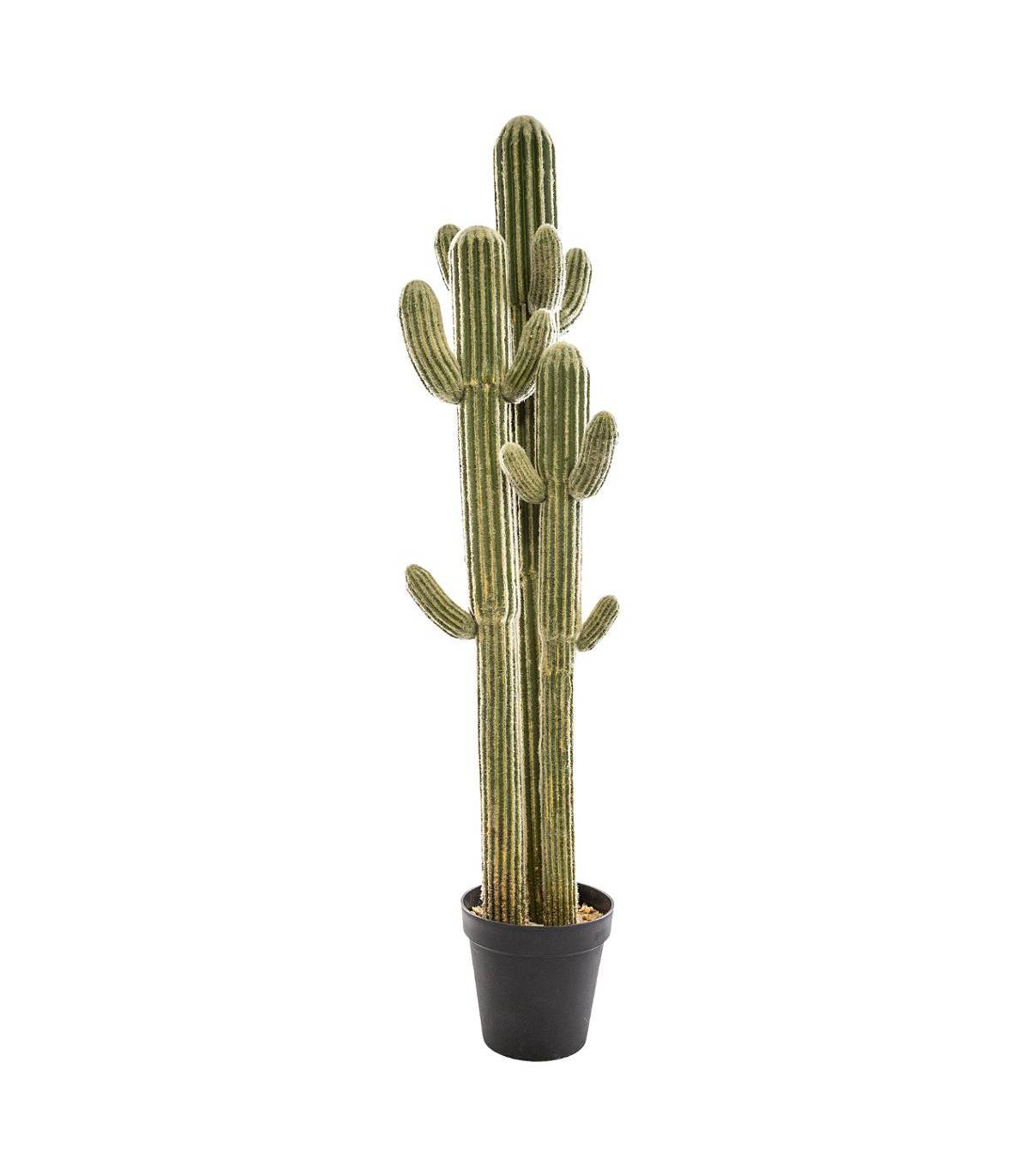 Plante artificielle  Cactus 3 Troncs dans son pot H 148 cm - Image 1