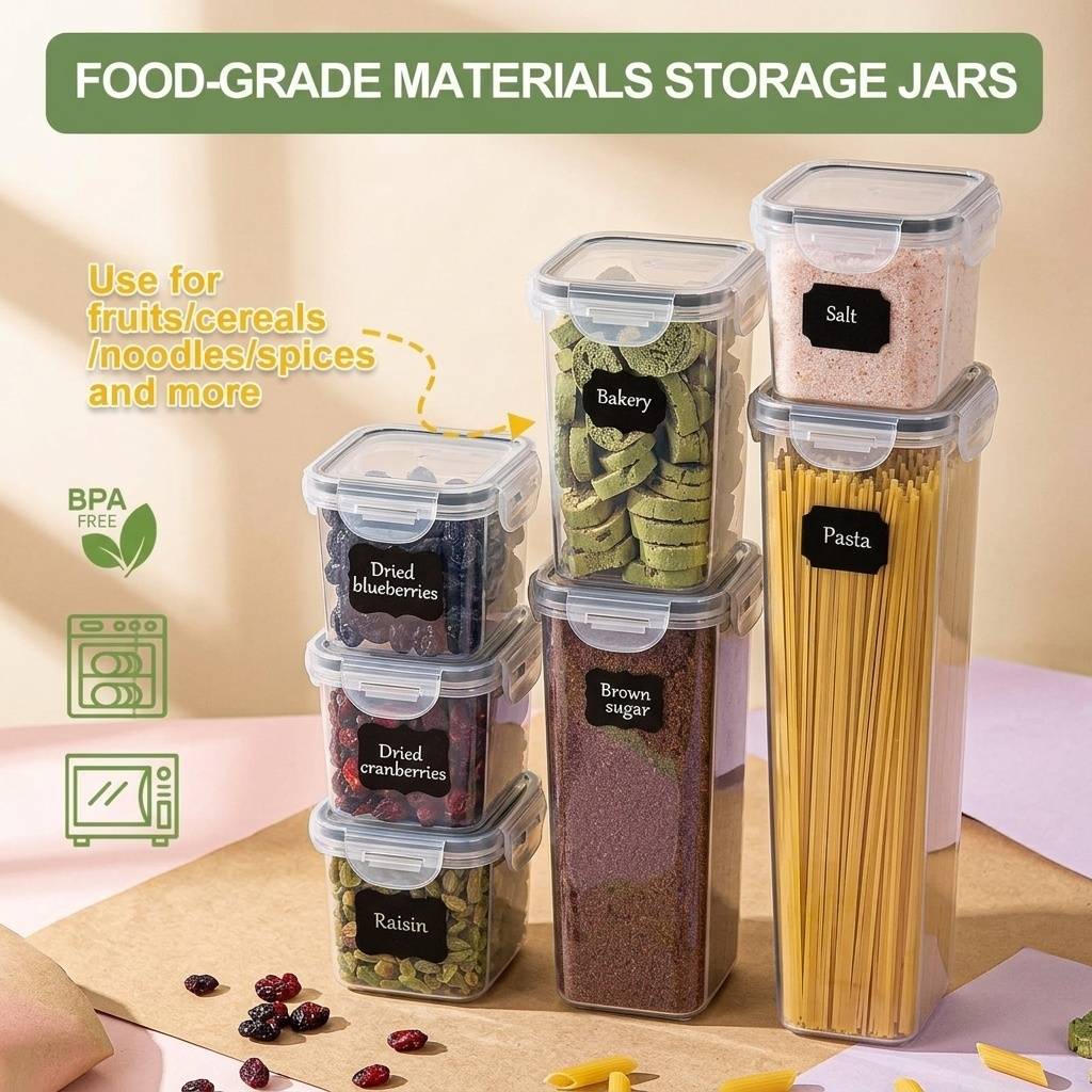 25 pièces, set de rangement emboîtable pour garde-manger - Image 4