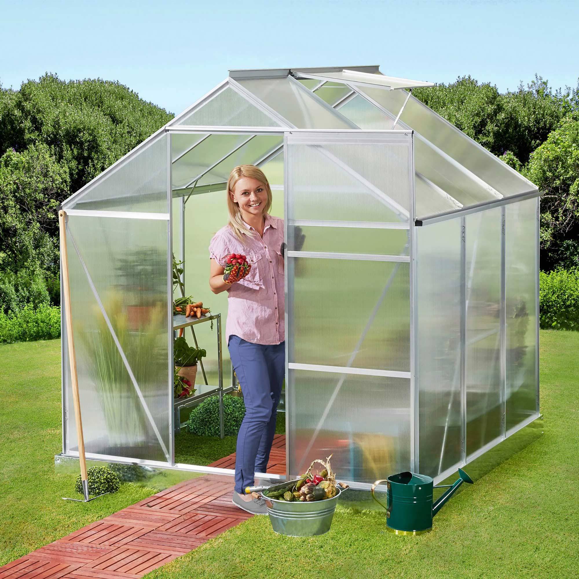Serre de jardin en aluminium WERKA PRO  3,6m2 - Image 1