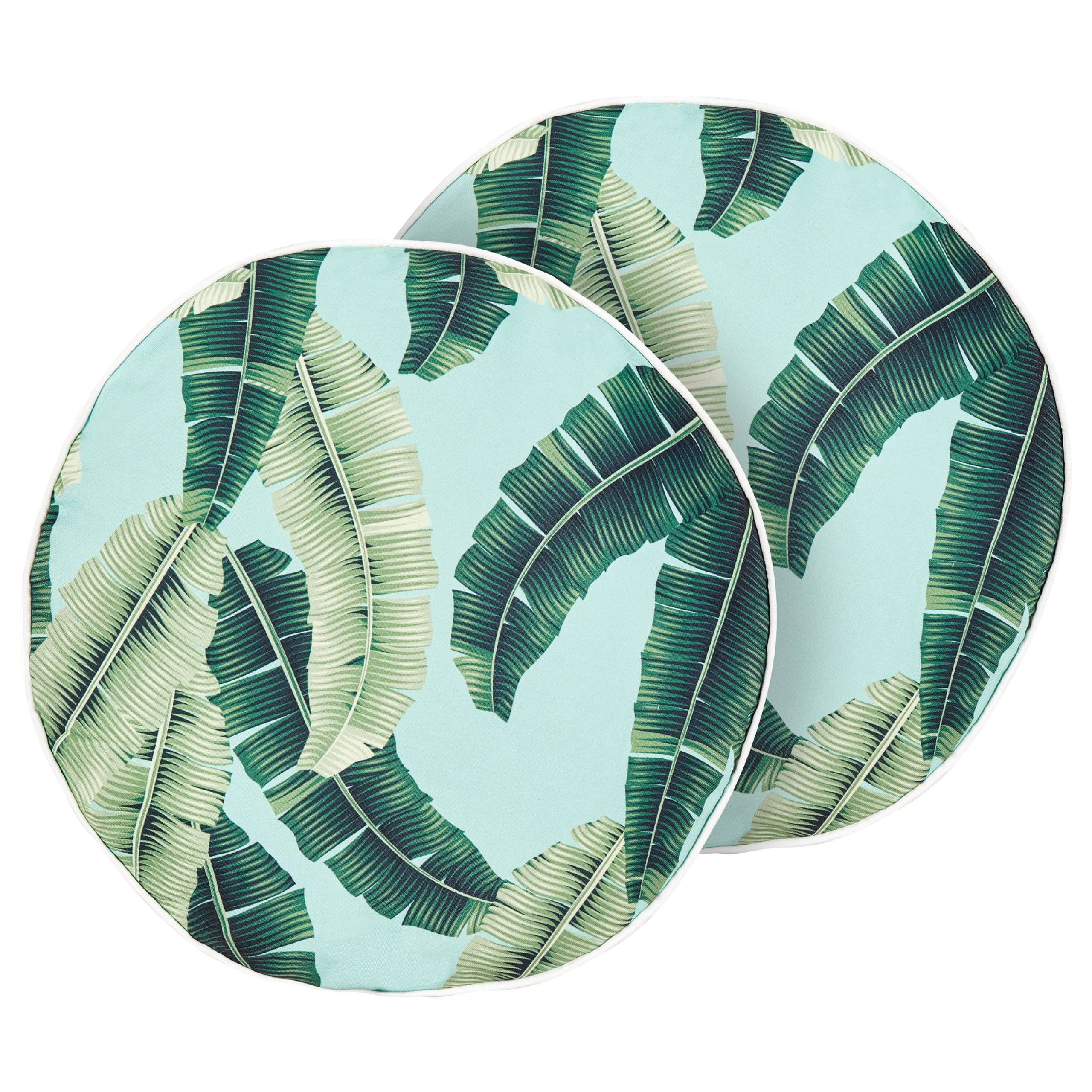 Beliani - Coussin d'extérieur Polyester Vert BOISSANO - Beliani - Image 2