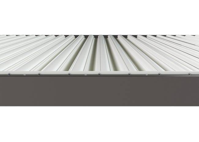 Pergola Bioclimatique Aluminium Adossée Gris 4x3 Manuelle S ORIAL France - Image 5