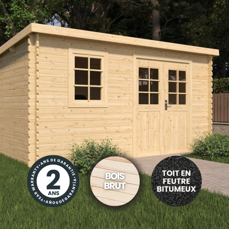 Cerland - ABRI JARDIN BOIS 8,4 M² MODERNE - Image 5