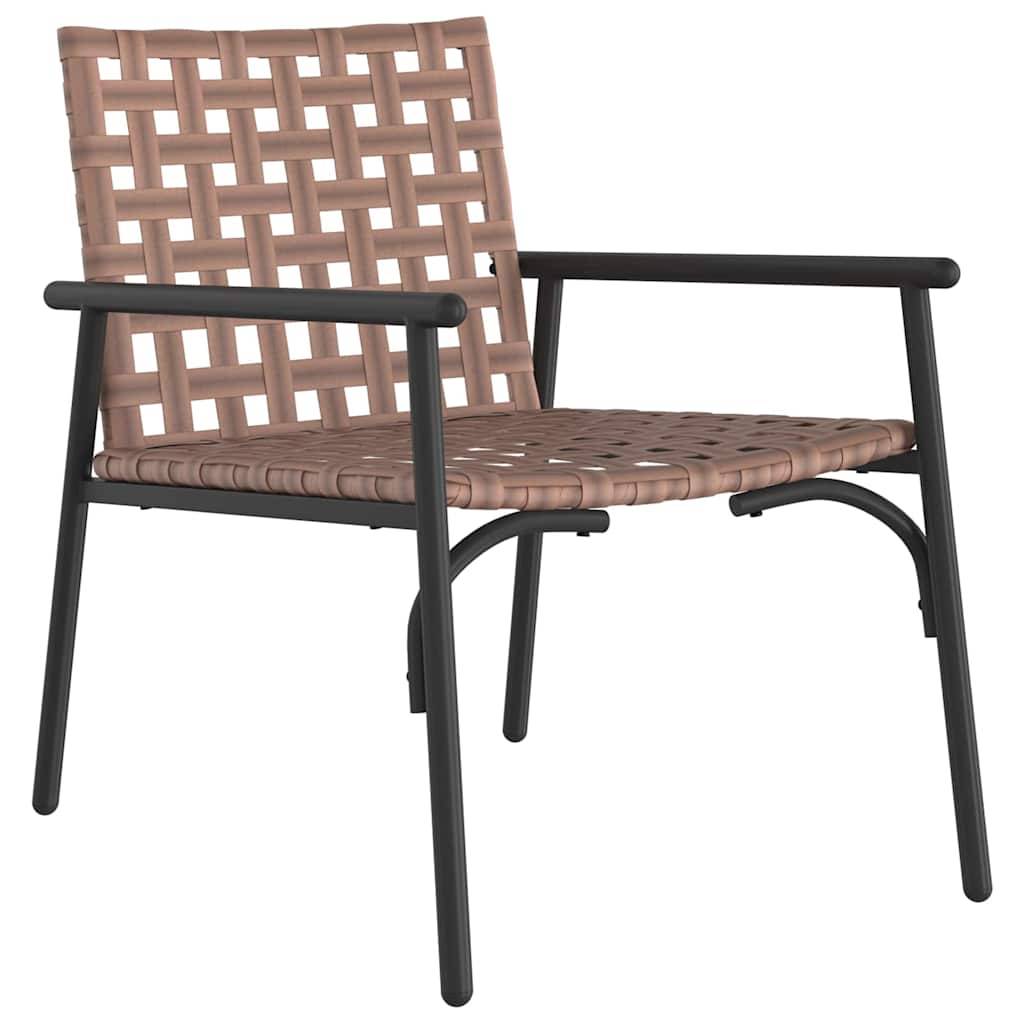 Fauteuils de jardin bas en polyrotin design chic et moderne pour salon d'extérieur Lot de 2 Noir – ComfortXL Outdoor Living - Image 4