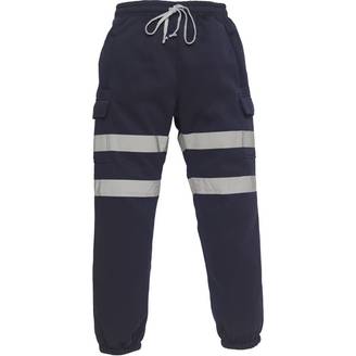 Pantalon de jogging haute visibilité Yoko CARGO Bleu Marine M