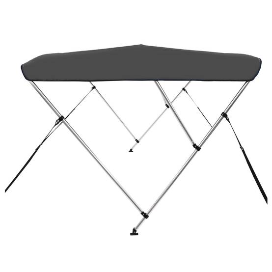 Store banne | Auvent bimini à 3 arceaux Anthracite 183x160x137 cm Maison Chic - Image 4