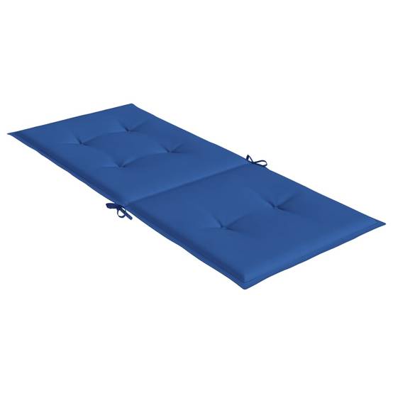 PANGIVO - Coussins de chaise de jardin à dossier haut polyester bleu royal 120 x 50 x 3 cm - PANGIVO - Image 6