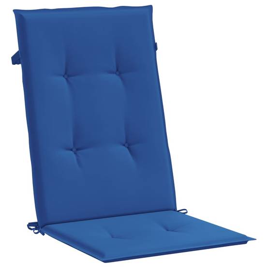 PANGIVO - Coussins de chaise de jardin à dossier haut polyester bleu royal 120 x 50 x 3 cm - PANGIVO - Image 5