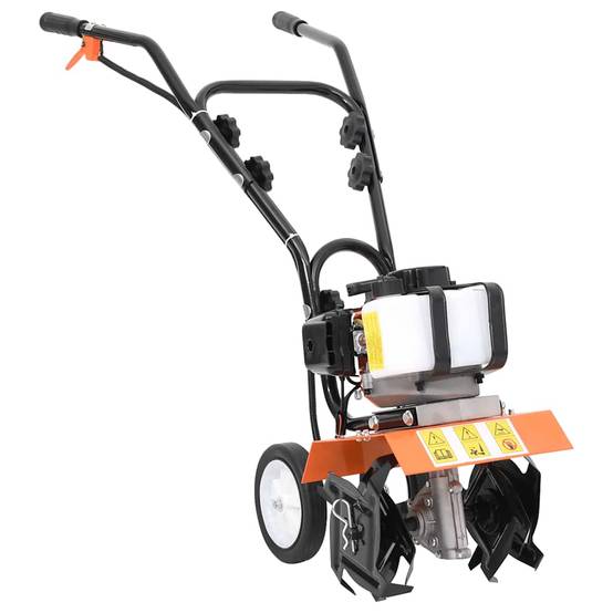 Cultivateur à essence acier noir et orange 80 x 45 x 101 cm - PANGIVO - Image 1