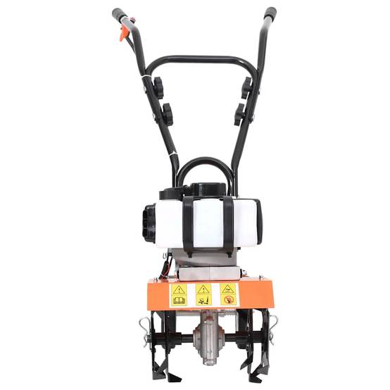 Cultivateur à essence acier noir et orange 80 x 45 x 101 cm - PANGIVO - Image 2