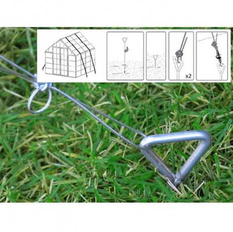 Canopia - Serre de jardin en polycarbonate Harmony  6,84 m², Couleur Argent, Ancrage au sol Oui - Image 5