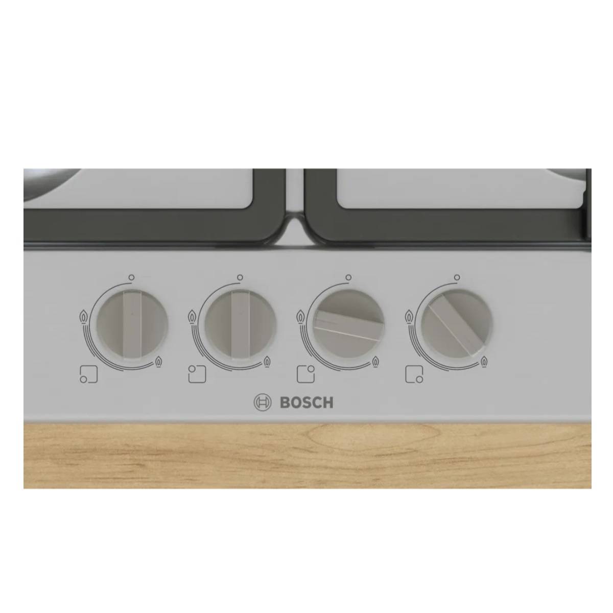 Bosch - Table de cuison gaz 60cm 4 feux 7500w inox PGP6B5K90 Bosch - Image 2