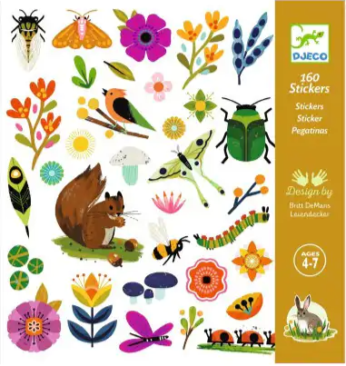 Stickers Autocollants Junior jardin Djeco