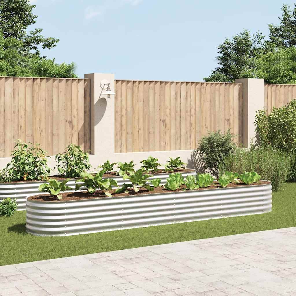 Prolenta Premium - Jardinière acier argent  400 x 80 x 44 cm  - Prolenta premium p3114.9 - Image 3