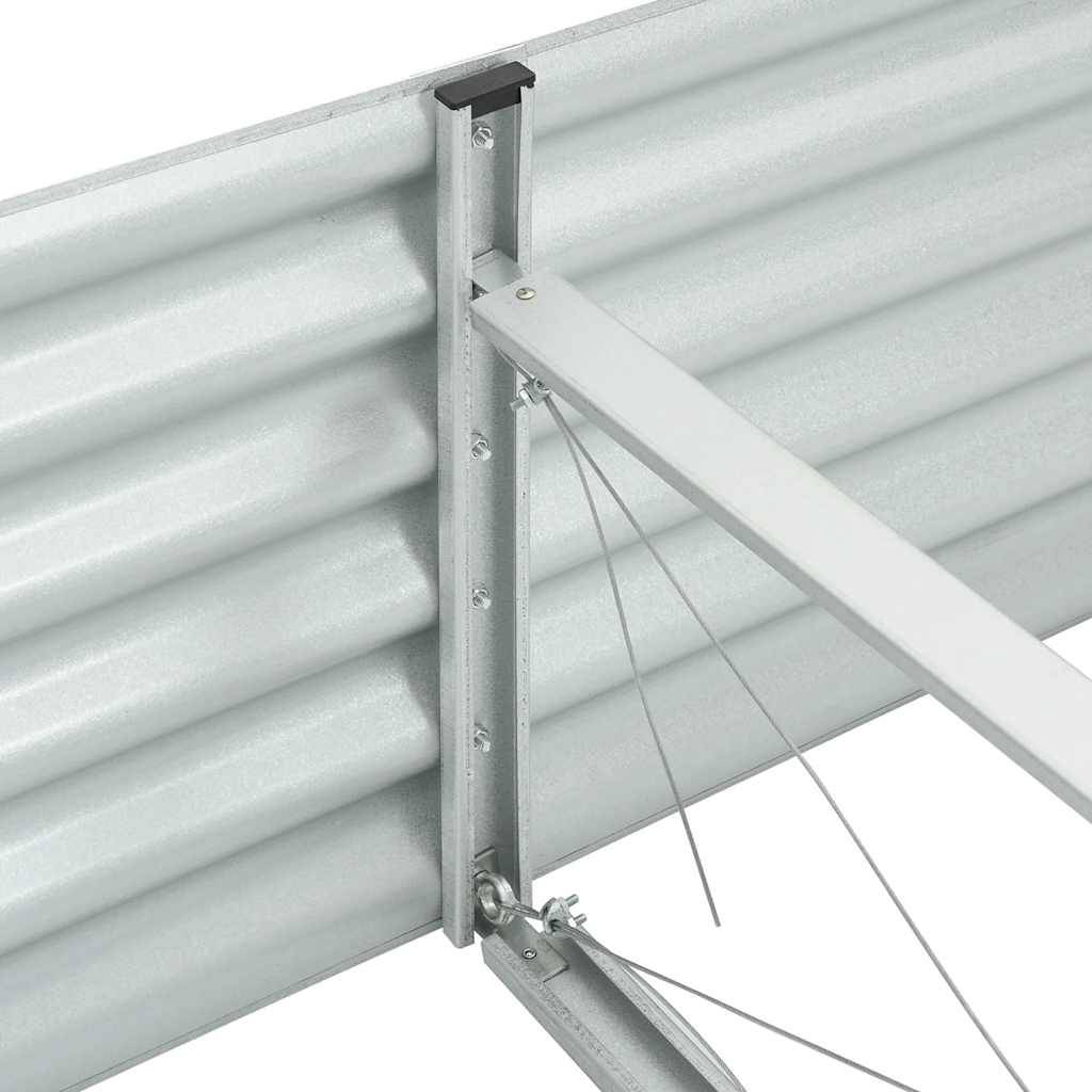 Prolenta Premium - Jardinière acier argent 400 x 80 x 44 cm - Prolenta premium p3114.9 - Image 6