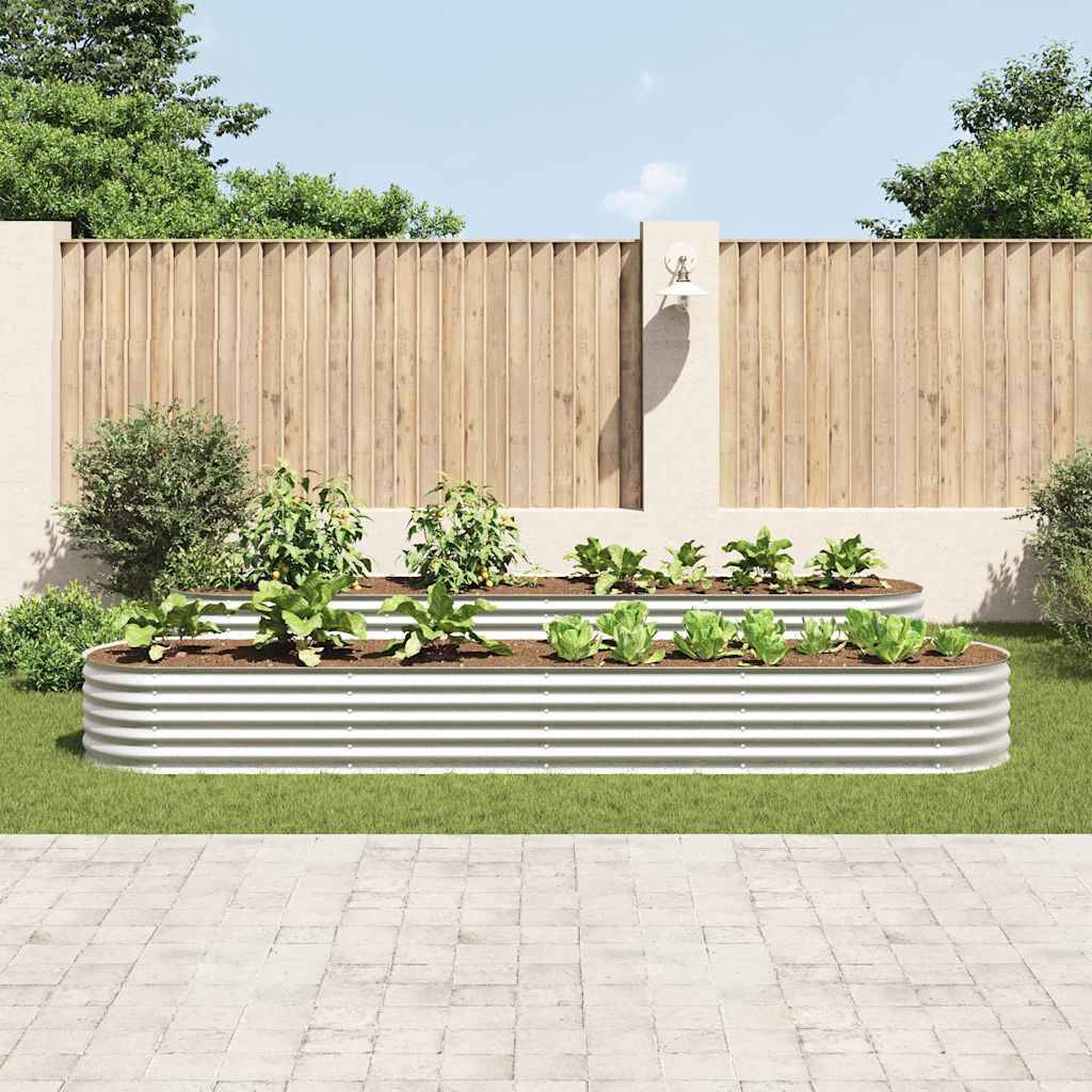 Prolenta Premium - Jardinière acier argent 400 x 80 x 44 cm - Prolenta premium p3114.9 - Image 2