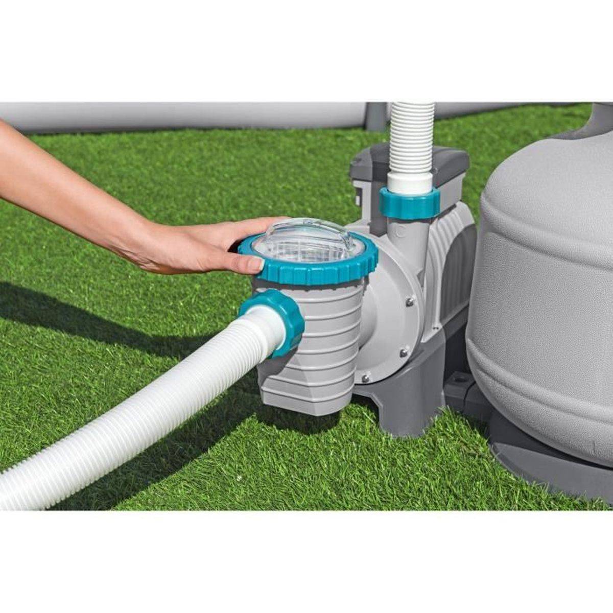 Bestway - Pompe filtrante à sable Bestway 11 355 L/h pour piscine hors sol, vanne 6 positions - BESTWAY - Image 6