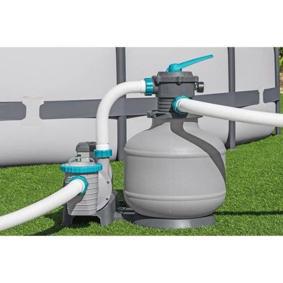 Bestway - Pompe filtrante à sable Bestway 11 355 L/h pour piscine hors sol, vanne 6 positions - BESTWAY - Image 2