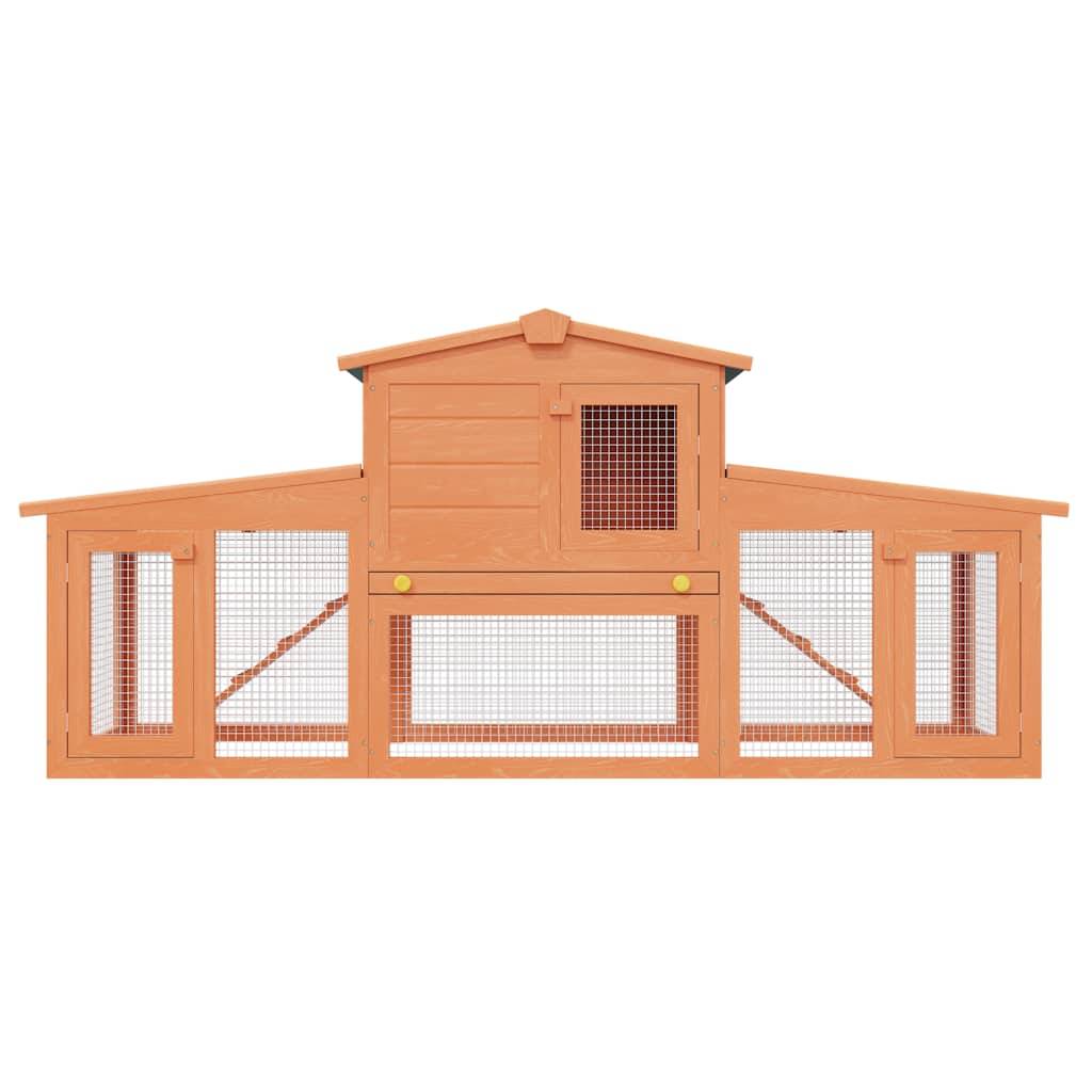 Vidaxl - Clapier large pour petits animaux avec toits Bois vidaXL 170163 - Image 7