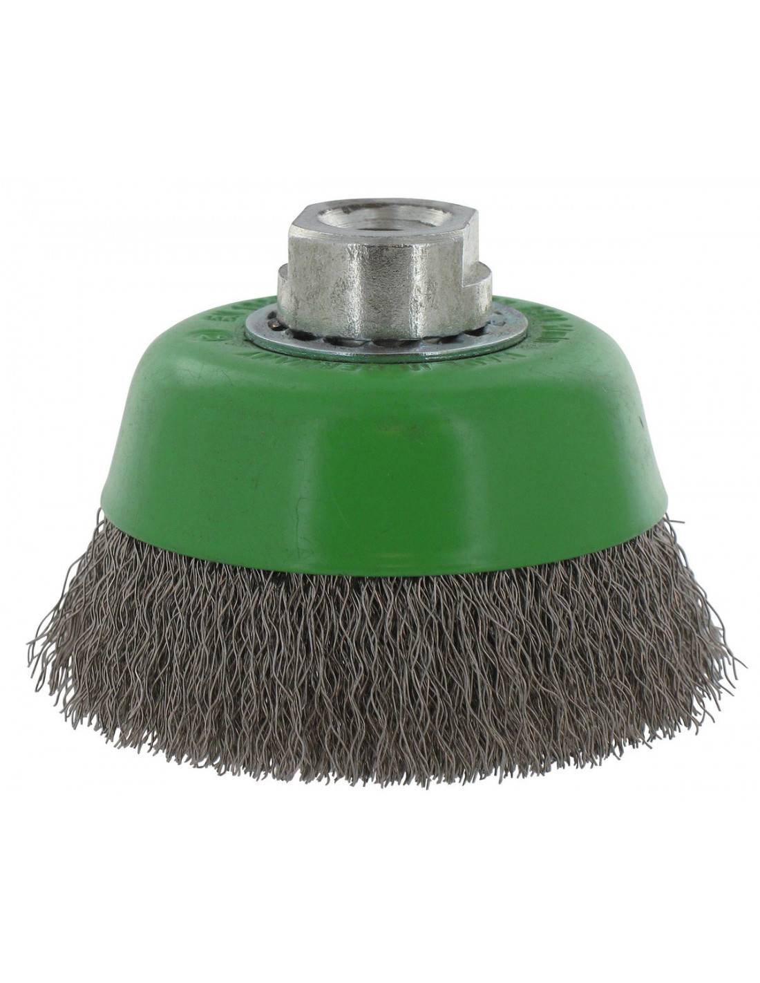 Brosse Métallique Inox Ondulée M14 75mm Brosse Coupelle Inox Ondulée 75mm M14 Pour Meuleuse. - Scid