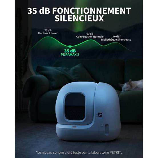 Petkit - PURAMAX 2 Robot litière automatique pour chat - Pack Standard Petkit - Image 8