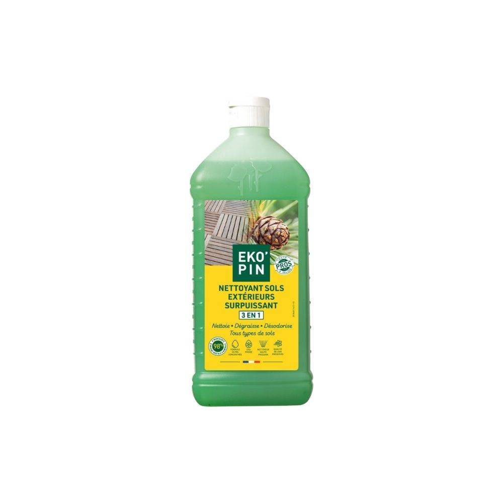 Nettoyant sols extérieur surpuissant 3 en 1 EKO'PIN 1L - Image 1