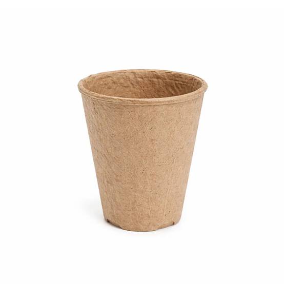 24 Pots Biodégradables Ronds Ø8 cm pour Semis et Culture - Image 4