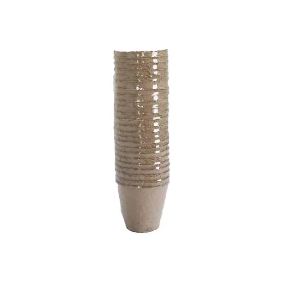 24 Pots Biodégradables Ronds Ø8 cm pour Semis et Culture - Image 3