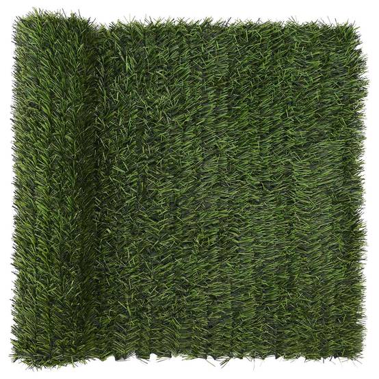 PANGIVO - Clôture artificielle PVC et acier vert clair 1000 x 1 x 100 cm - PANGIVO - Image 2