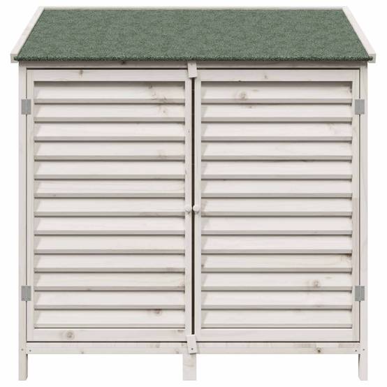 PANGIVO - Abri de jardin bois de sapin blanc 106 x 56 x 113.5 cm, poids:20.14kg - PANGIVO - Image 5