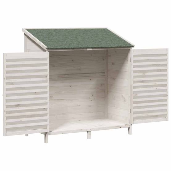PANGIVO - Abri de jardin bois de sapin blanc 106 x 56 x 113.5 cm, poids:20.14kg - PANGIVO - Image 4