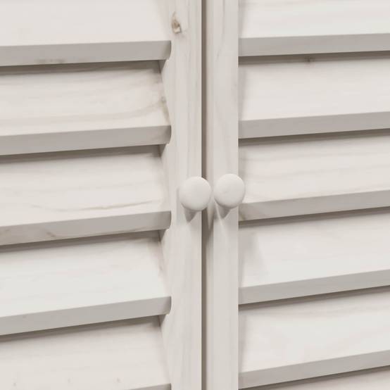 PANGIVO - Abri de jardin bois de sapin blanc 106 x 56 x 113.5 cm, poids:20.14kg - PANGIVO - Image 9
