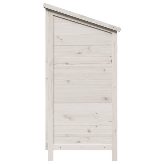 PANGIVO - Abri de jardin bois de sapin blanc 106 x 56 x 113.5 cm, poids:20.14kg - PANGIVO - Image 6