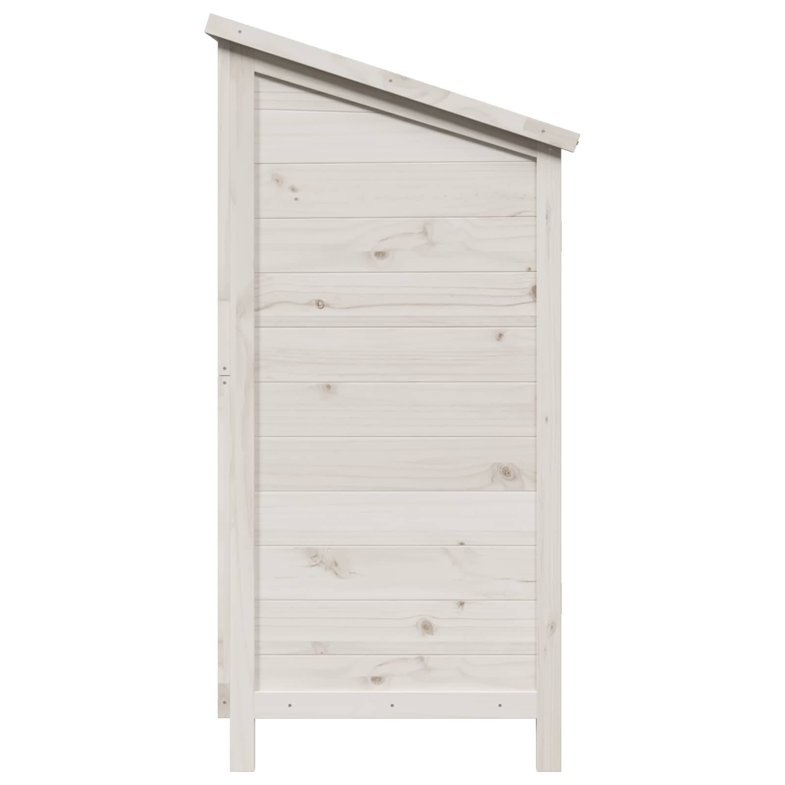 PANGIVO - Abri de jardin bois de sapin blanc 106 x 56 x 113.5 cm, poids:20.14kg - PANGIVO - Image 6