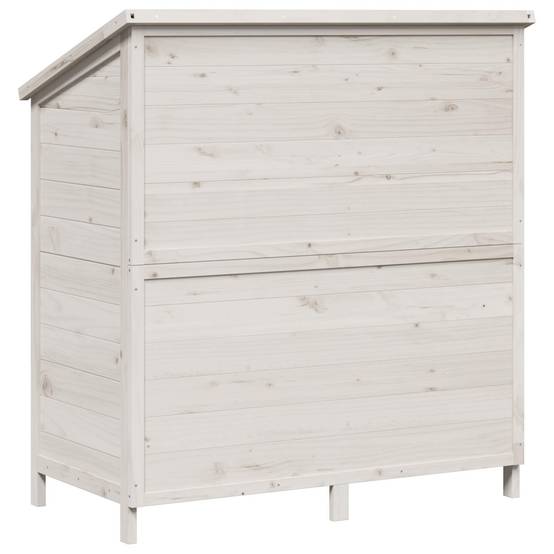 PANGIVO - Abri de jardin bois de sapin blanc 106 x 56 x 113.5 cm, poids:20.14kg - PANGIVO - Image 7