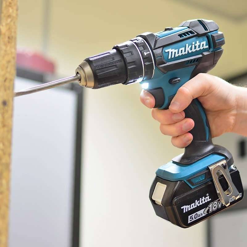 Perceuse visseuse à percussion 18 V Li-Ion Ø 13 mm MAKITA - Sans batterie, ni chargeur - DHP482Z - Image 2