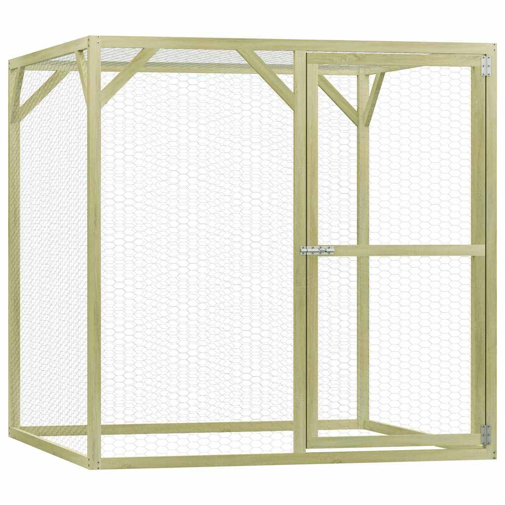 Vidaxl - Poulailler 1,5x1,5x1,5 m Pinède imprégnée vidaXL 278403 - Image 1