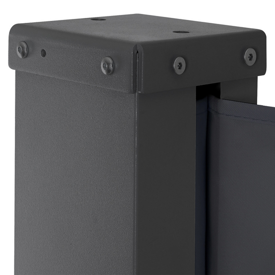 Paravent extérieur rétractable 180 x 300 CM gris anthracite store latéral - Image 3