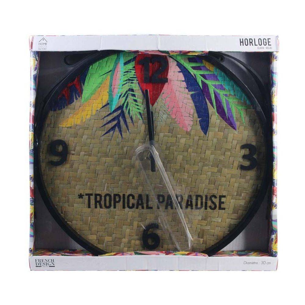 The Home Deco Factory - Horloge Tropical Paradise Exotique 30 cm - Image 2