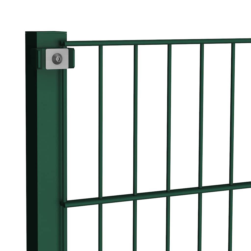Grillage Rigide Fer Jardin Protection Robuste 3 Panneaux 170x120cm Vert Mousse - ComfortXL Outdoor Living - Image 3